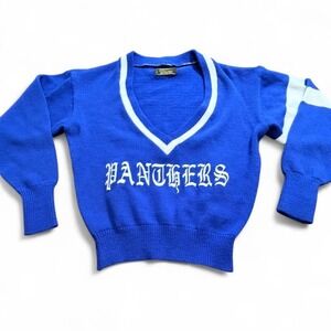 Vintage Dehen Knitting Co. Panthers Sweater
